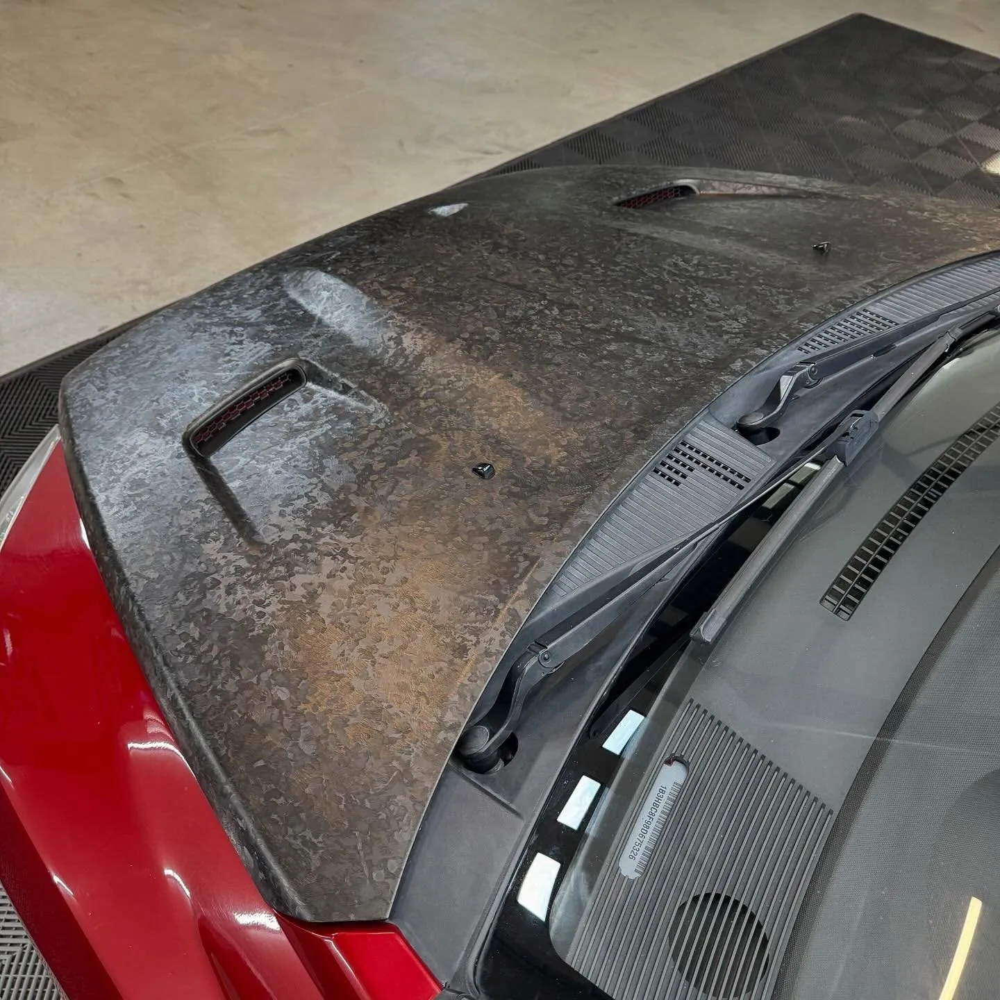 Capot carbone forgé Dodge caliber